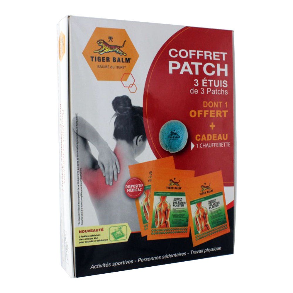 Tiger Balm Coffret Patch 3 Etuis X 3 Patchs