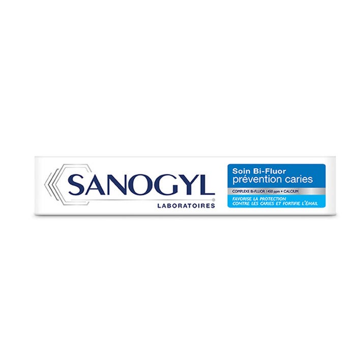 Soin Bi-fluor 75ml Prévention caries Sanogyl