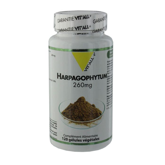 Vit'All+ Harpagophytum 260mg 120 gélules