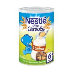 Nestlé 5 Céréales Nature P'tite Céréale 6 Mois Et Plus 415g