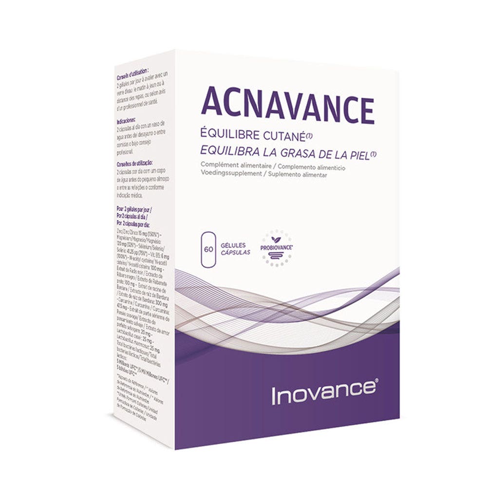 Inovance Acnavance Equilibre Cutané 60 Gelules