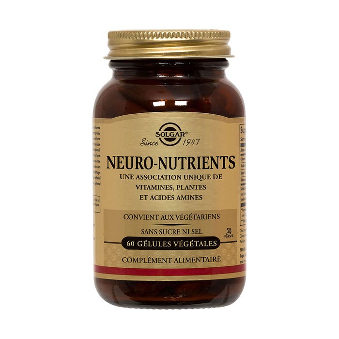 Neuro Nutrients 60 Gelules Vegetales Solgar