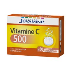 Juvamine Vitamine C 500 30 Comprimes Effervescents
