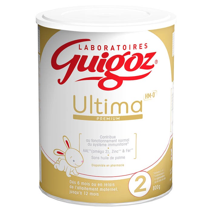 Lait En Poudre 800g Ultima Premium 2 6 à 12 Mois Guigoz
