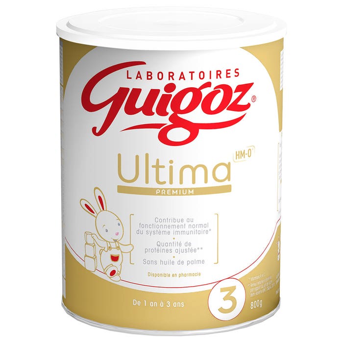 Guigoz Ultima Lait En Poudre Premium 3 1 à 3 Ans 800g - Easypara
