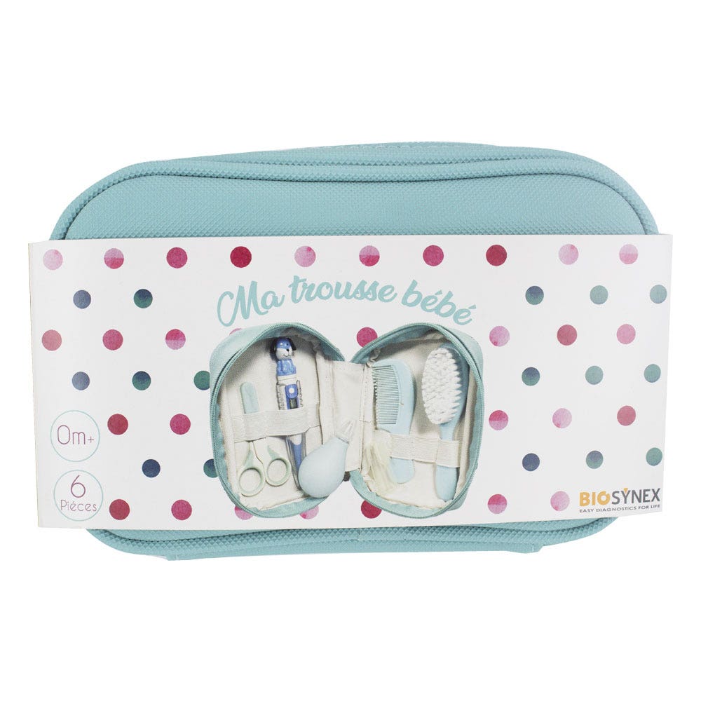 Mini Trousseau Naissance Bébé Coton Bio - Bonnet Moufles Chaussons 0-1 Mois (Blanc)