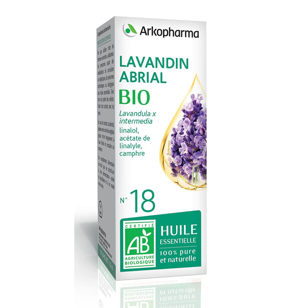 Arkopharma Arkoessentiel Huile Essentielle N°18 Lavandin Abrial (lavandula X Intermedia) 10ml