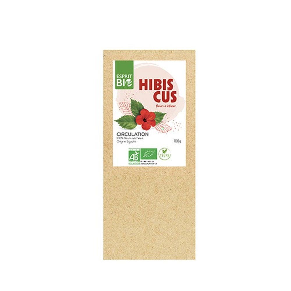 Esprit Bio Feuilles A Infuser D'hibiscus Bio Juvasante 100g