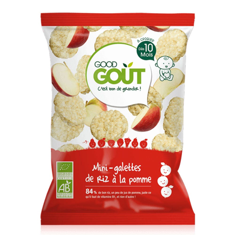 Good Gout Mini Galettes De Riz Bio Dès 10 Mois 40g