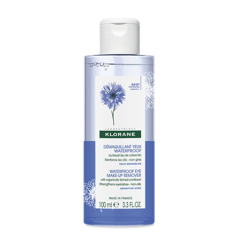 Klorane Bleuet Demaquillant Yeux Waterproof Rituel 100ml