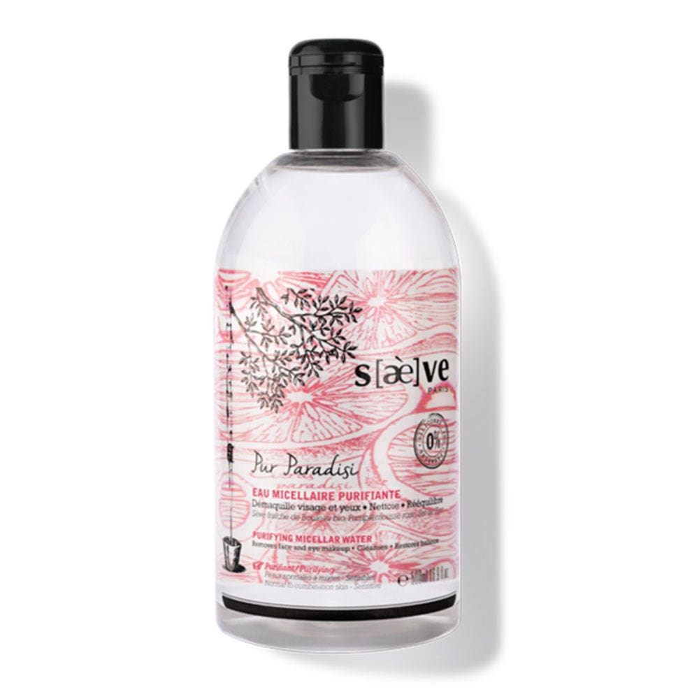 Saeve [Pur Paradisi] Eau Micellaire Purifiante Peaux Normales A Mixtes 500ml