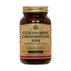 Solgar Extra Concentre Glucosamine Chondroitine Msm 60 Comprimes