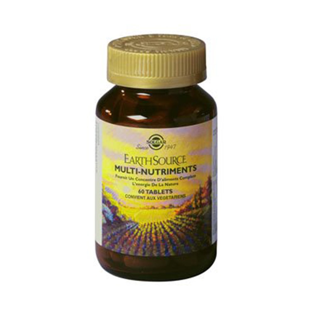 Solgar Earth Source Multi-Vitalité Vitalité Défenses immunitaires 60 comprimés