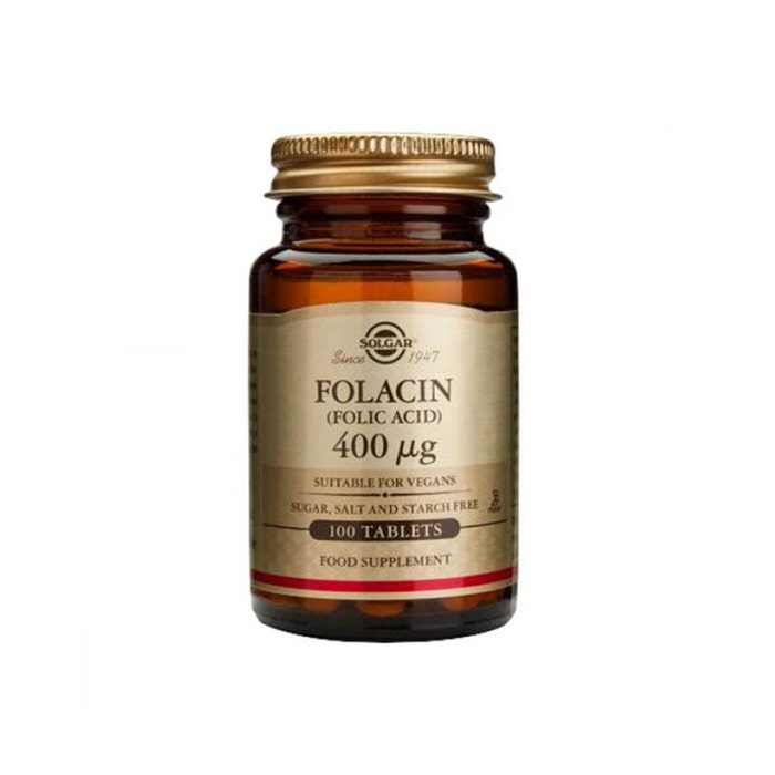 Folacine 100 Tablets 0,4mg Solgar
