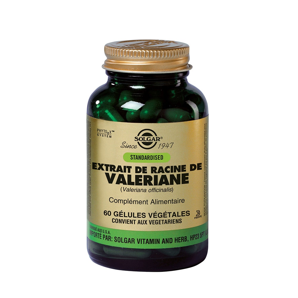 Solgar Extrait De Racine De Valeriane 60 Gelules Vegetales