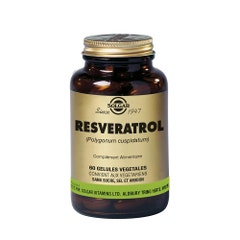 Solgar Resvératrol Antioxydant Cardiovasculaire 60 gélules végétales