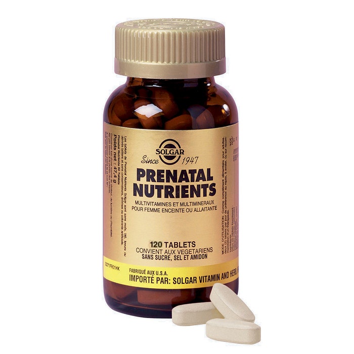 Prenatal Nutrients 120 Tablets Solgar