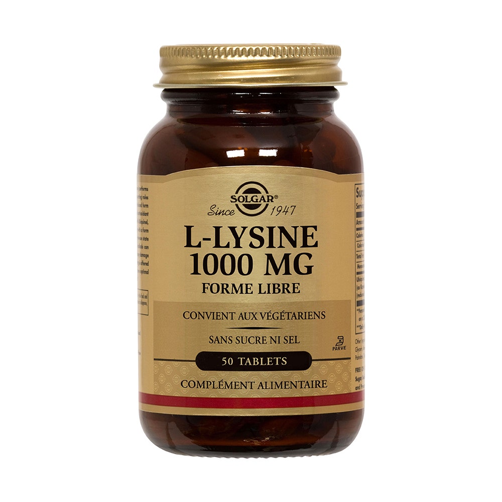 Solgar L-Lysine Défenses immunitaires 50 comprimés