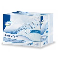 Tena Lingettes Soft Wipe 135 lingettes