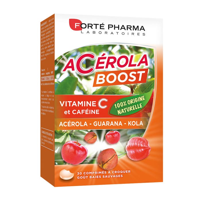 Acerola Boost 30 Comprimes Forté Pharma