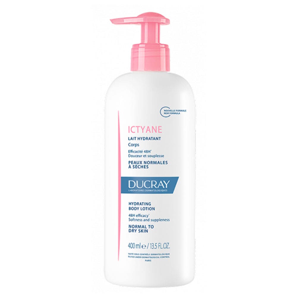 Ducray Ictyane Lait Hydratant Corps Peaux Normales Seches 400ml