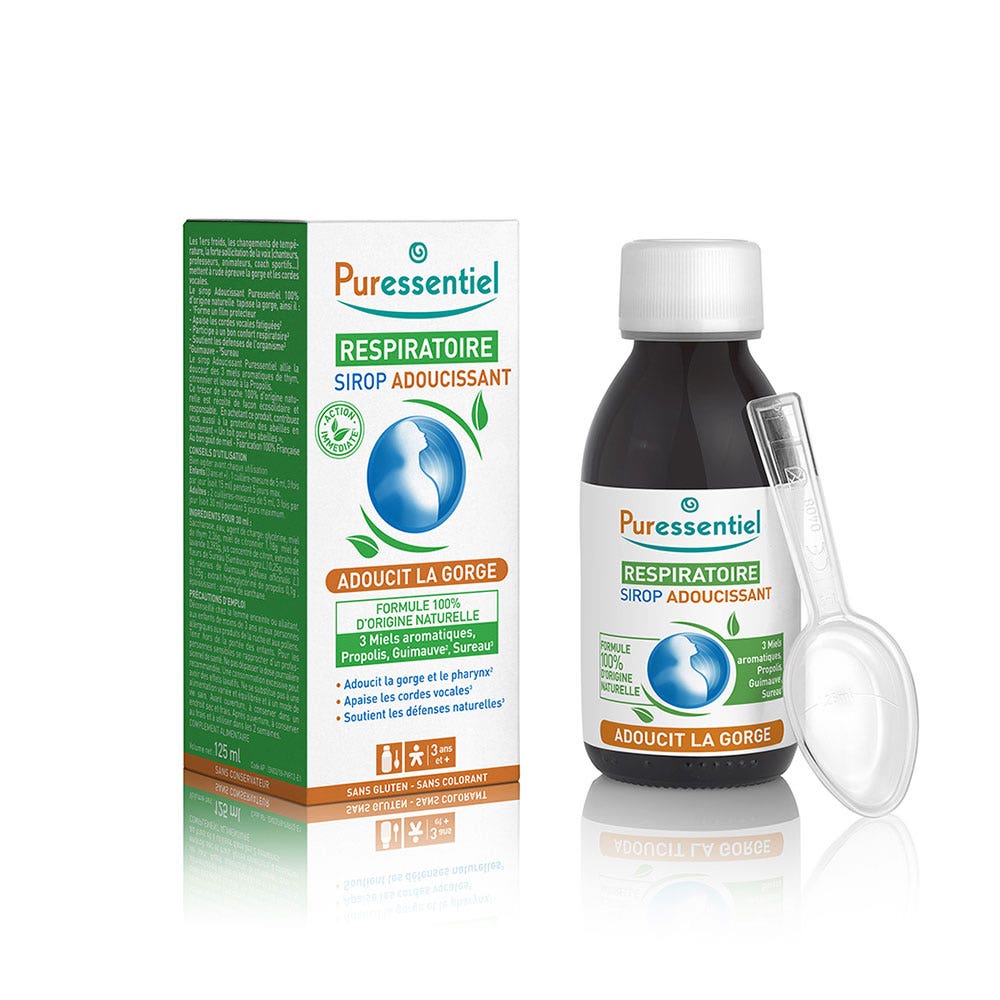 Puressentiel Respiratoire Sirop Adoucissant Pour La Gorge Respiratoire 125ml