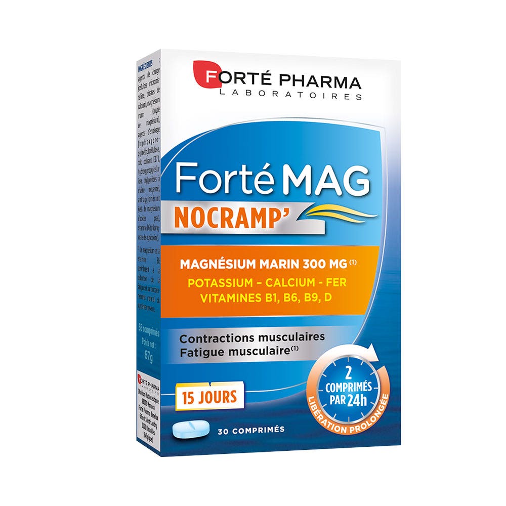 Forté Pharma Forte Mag Nocramp' 30 Comprimes Contractions Musculaires