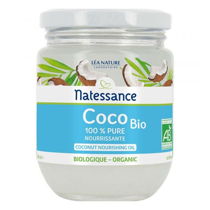 Huile De 100% Pure Bio 200ml Coco Natessance