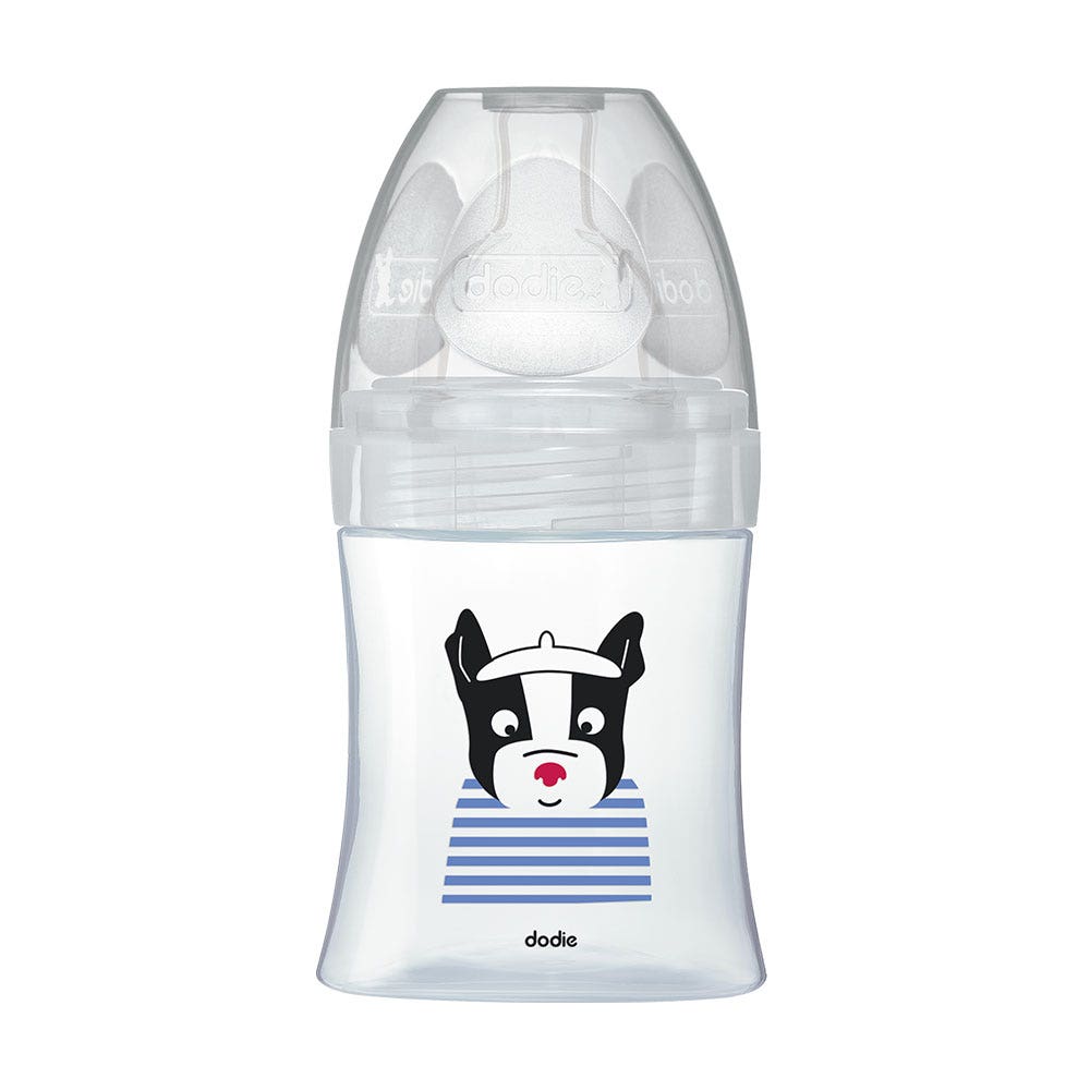 Dodie BIBERON EN VERRE 0 A 6 MOIS DEBIT 1 SENSATION + 150ML DODIE