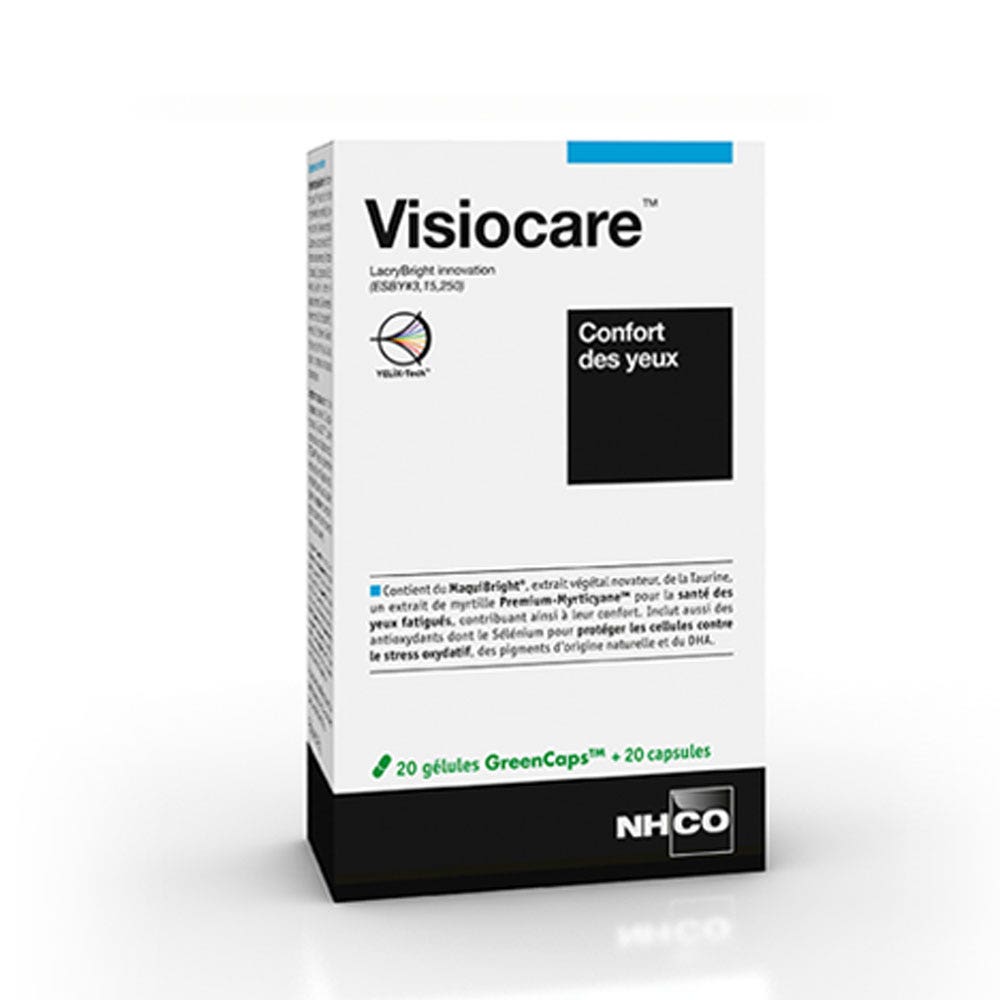 Nhco Nutrition Visiocare Confort Des Yeux 20 Gelules + 20 Capsules