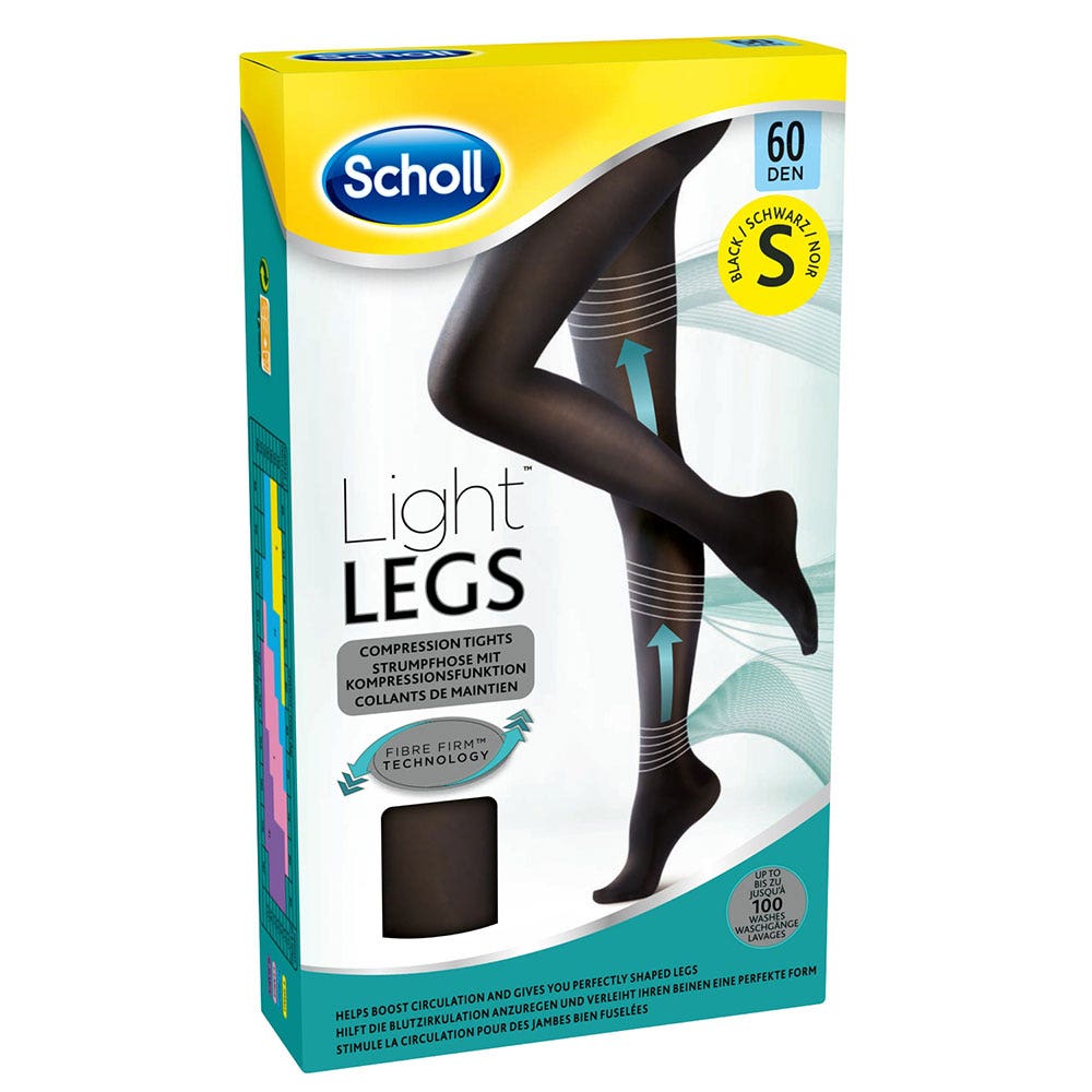 Scholl Collants Epais Noirs 60 Derniers Light Legs