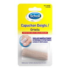 Scholl Capuchon Doigts/Orteils Gelactiv Cors et Ongles Endoloris