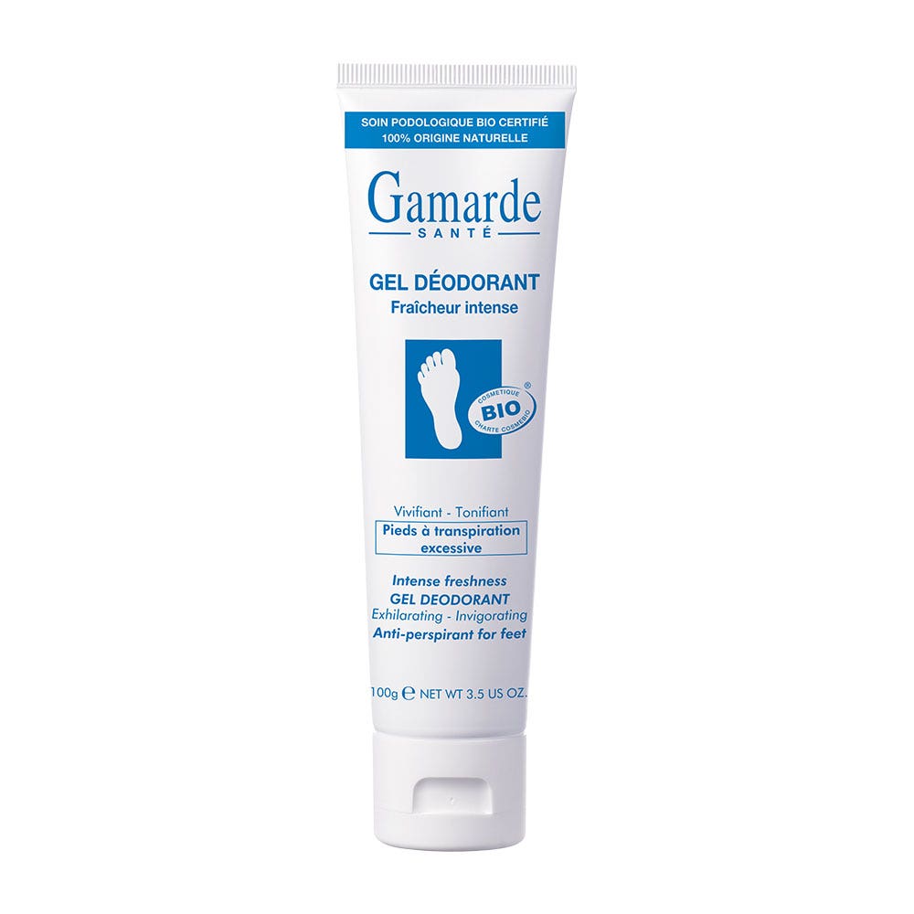 Gamarde Gel Deodorant Fraicheur Bio Intense Pieds A Transpiration Excessive 100g