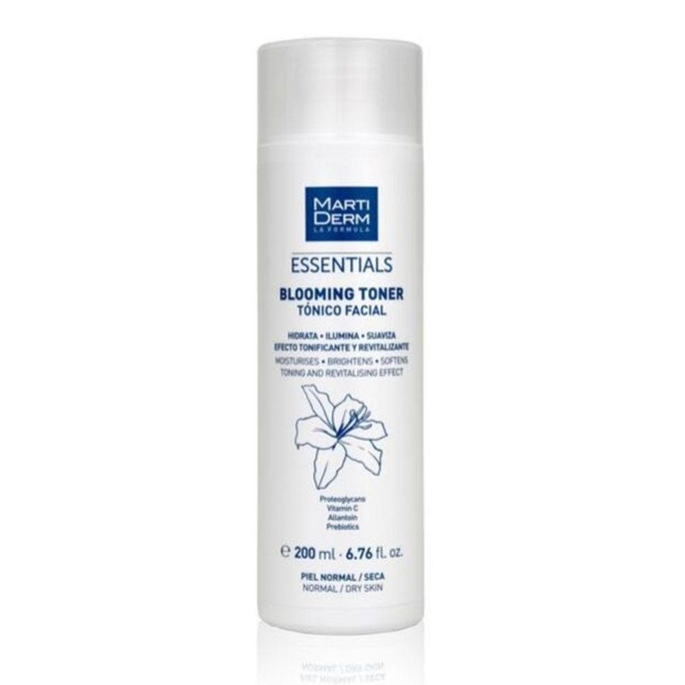 Tonique Faciale Blooming Toner 200ml Essentials Peaux normales à sèches Martiderm
