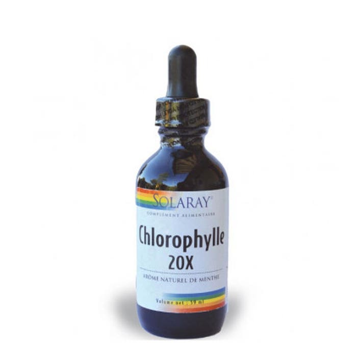 Chlorophylle 20x Liquide 59ml Solaray