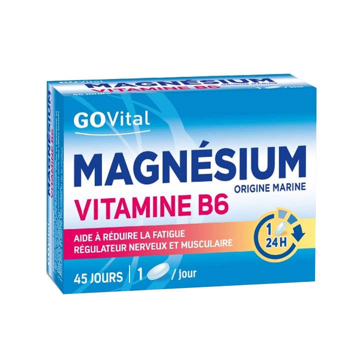 Govital Magnesium Vitamine B6 45 Comprimes