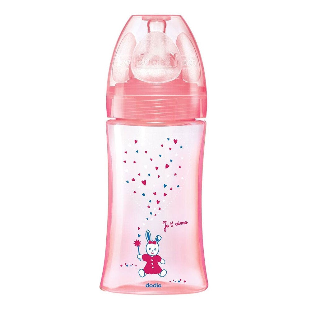 Dodie Biberon Initiation + Debit 2 Anti-colique 0-6 Mois 270ml