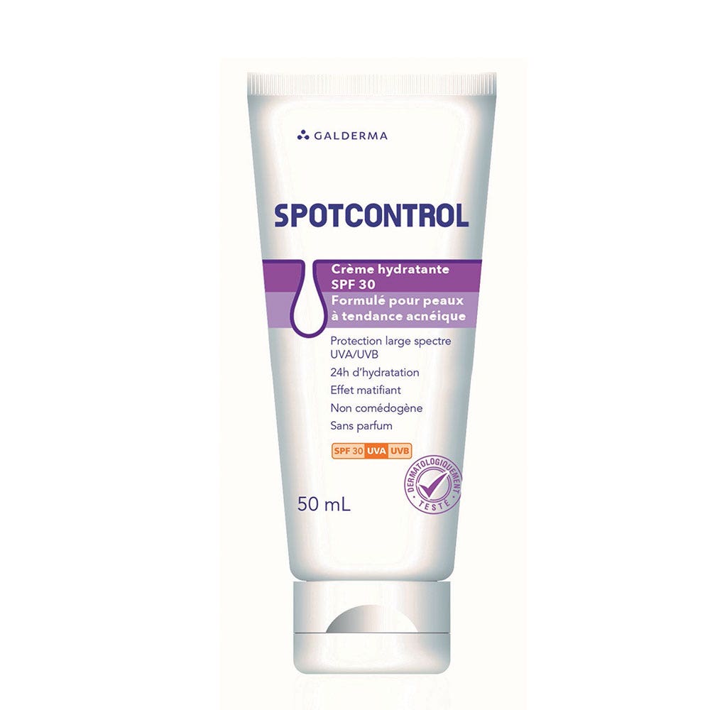 Galderma Creme Hydratante Spf30 Peaux A Tendance Acneique Spotcontrol 118ml