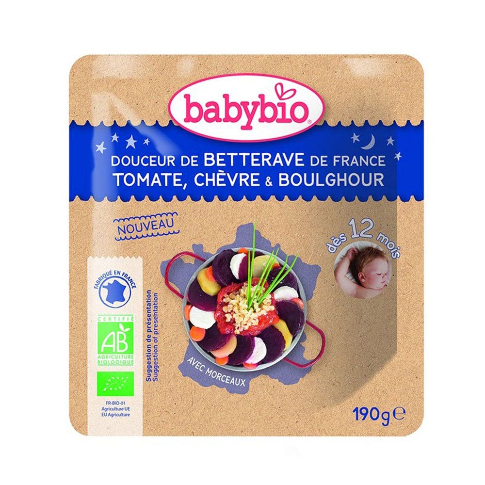 Babybio Repas Avec Morceaux Nuit Bio 12 Mois Et Plus 190g