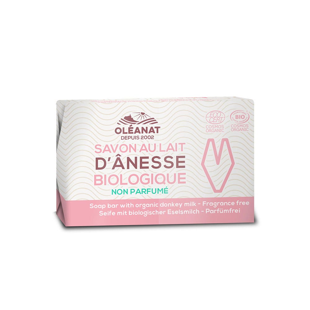 Oleanat Soins Douceur d'Antan Savon Sans Parfum Au Lait D'anesse Bio 100g
