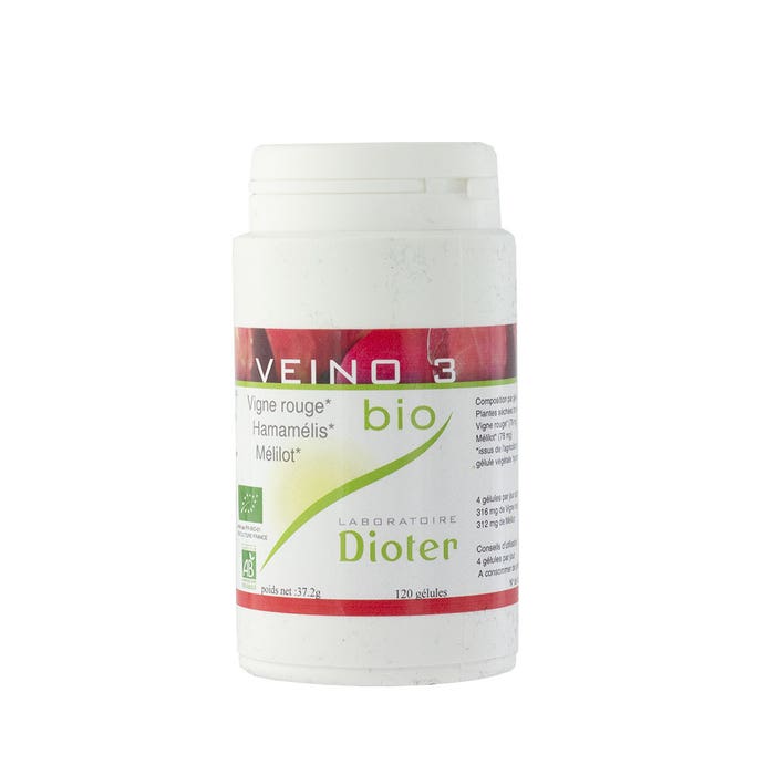Dioter Veino 3 Bio 120 Gelules