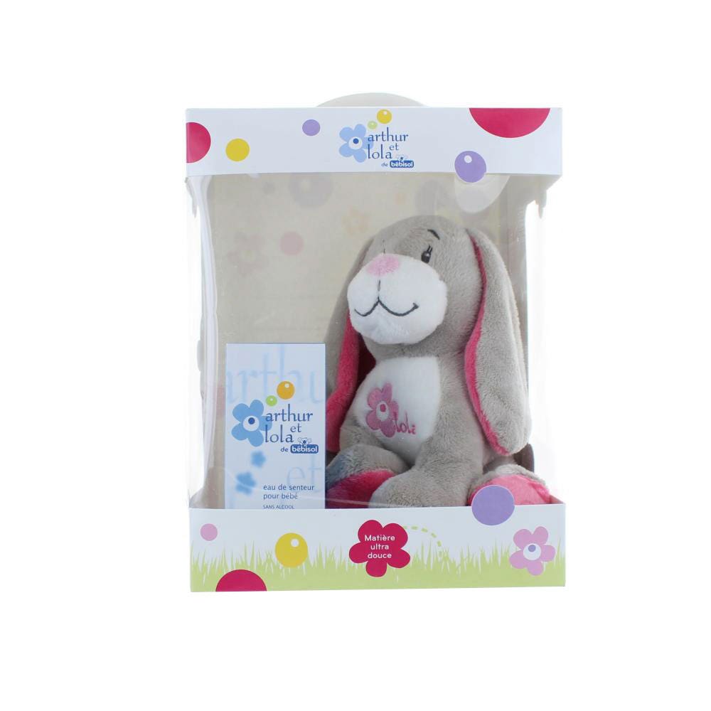 Bebisol ARTHUR ET LOLA COFFRET CHIEN ROSE + EAU DE SENTEUR POUR BEBE 50ML