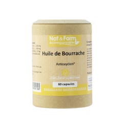 Nat&Form Huile De Bourache Antioxydant 60 Capsules Nat&form