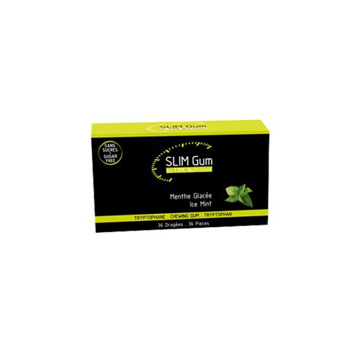 Time Nutrition Slim Gum Menthe Glacee 36 Chewing Gum Trytophane