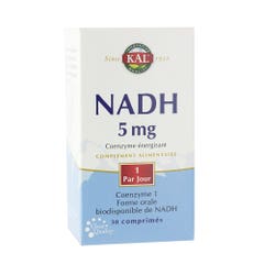 Solaray Nadh 30 Comprimes Coenzyme Energisant 5mg