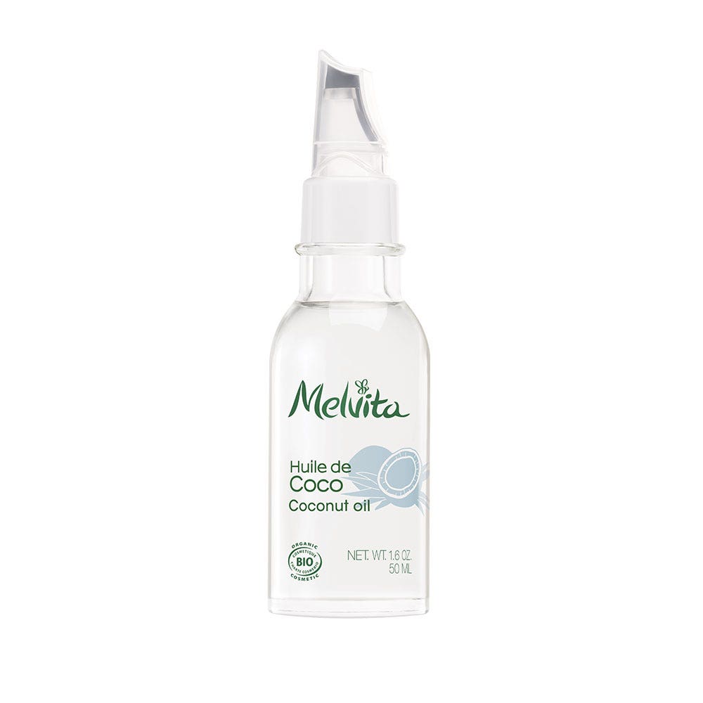 Melvita Huile De Coco Nourrissante Bio Cheveux Secs Et Abimes 50ml