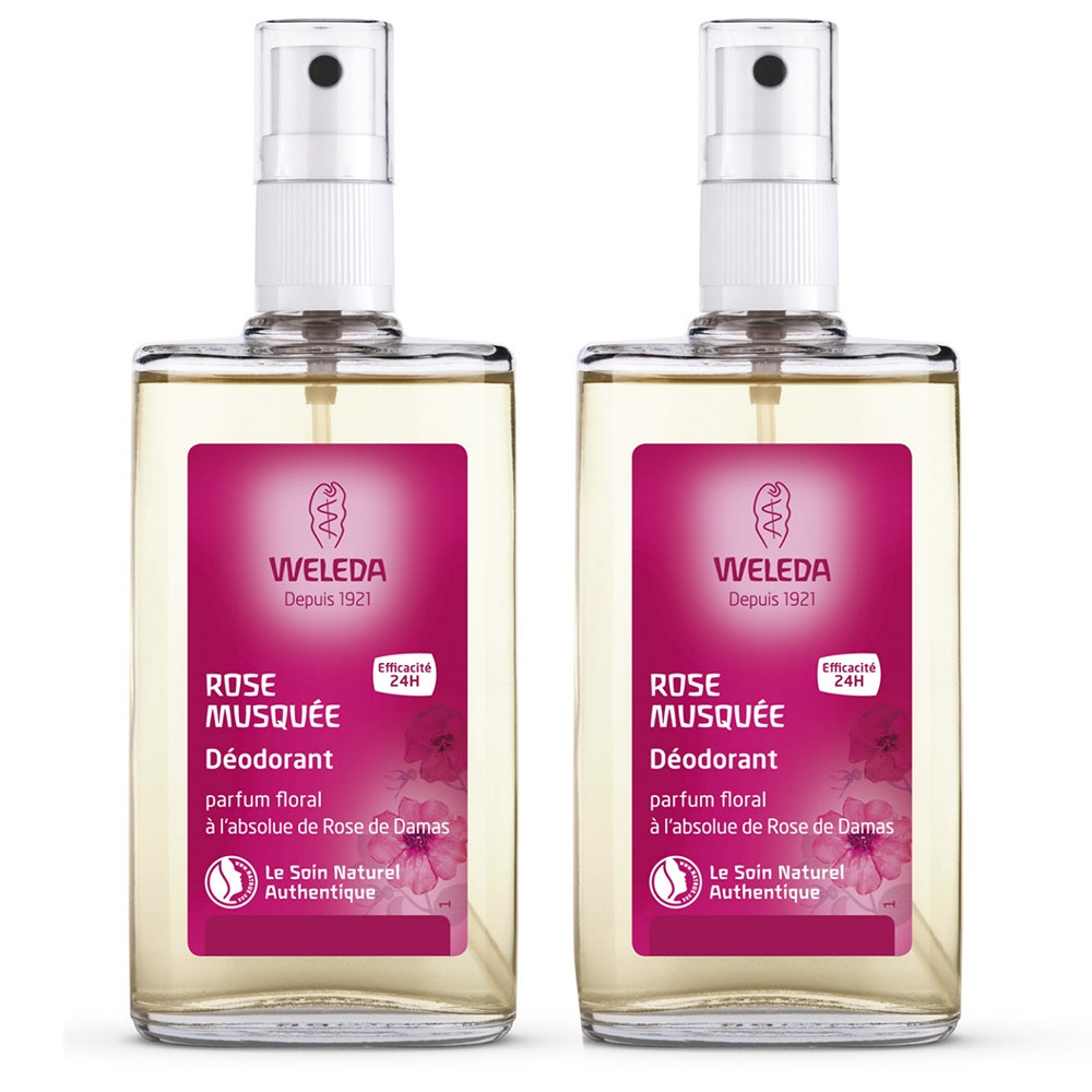 Weleda Rose musquée & Thé blanc Deodorant Efficacite 24h 2x100ml