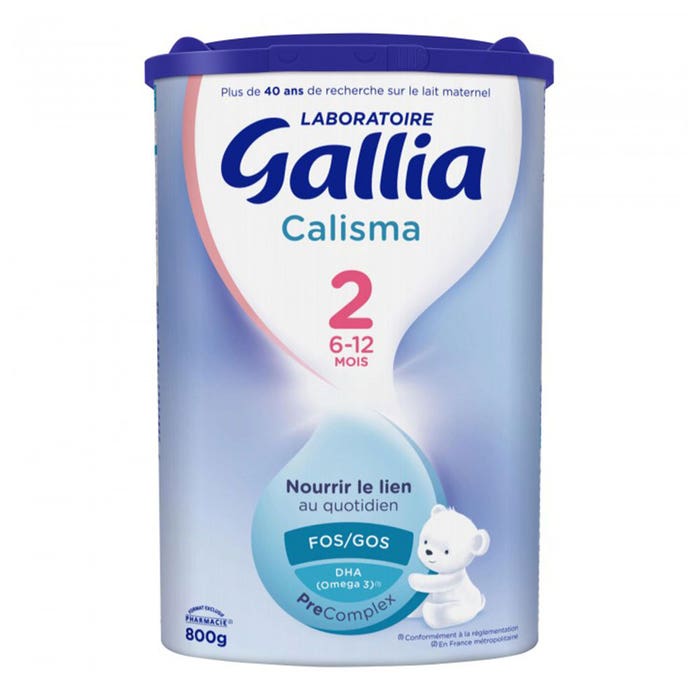 Gallia Calisma 2 Lait En Poudre 6-12 Mois 800g - Easypara