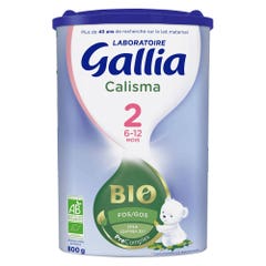 Gallia Lait En Poudre Calisma 2 Bio 6 A 12 Mois 800g