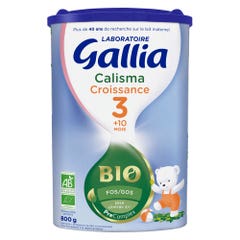 Gallia Lait En Poudre Croissance Calisma 3 Bio 12 A 36 Mois 800g
